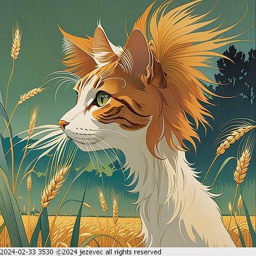 2024-02-33 3530 AI Cat Illustration | by Jezevec40 (formerly Badger 23)