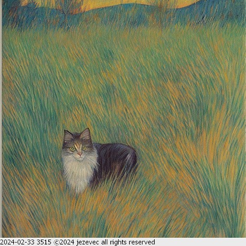 2024-02-33 3515 AI Cat Illustration | by Jezevec40 (formerly Badger 23)