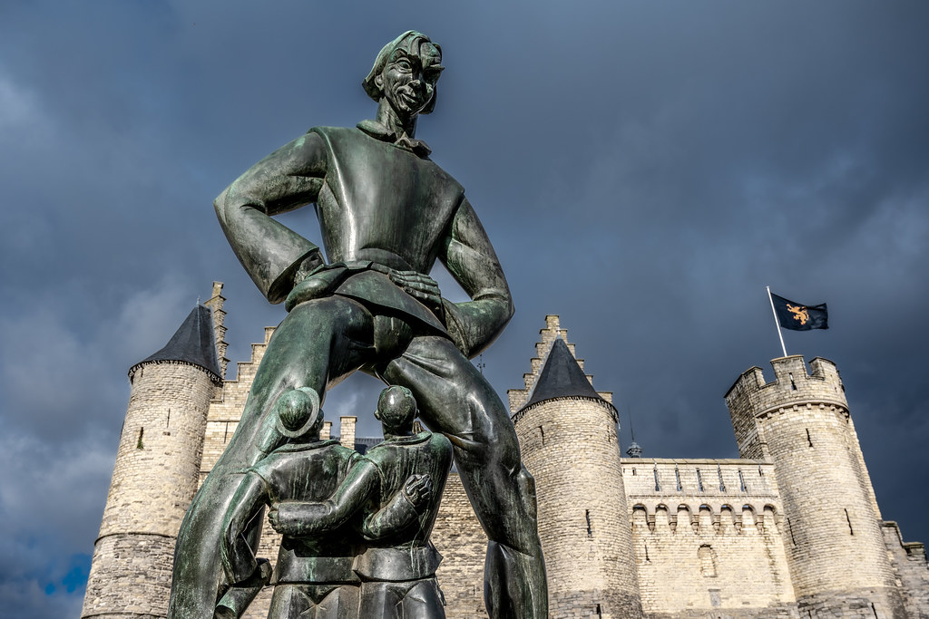 statue "Lange Wapper" Antwerp/Belgium (in Explore)