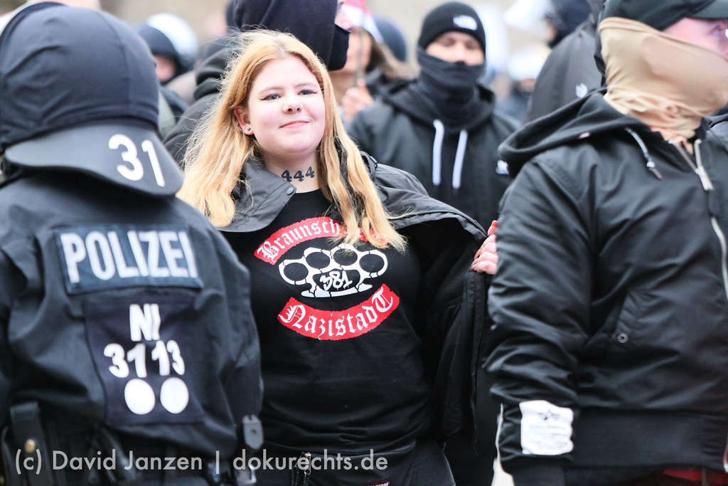 21.12.2024 - Braunschweig - Neonazi-Demonstration "Braunschweig Nazistadt!"