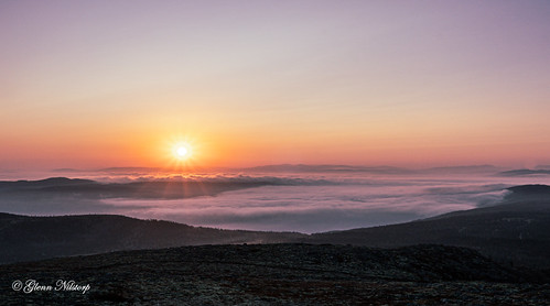 Sunrise in the mountains in Norway by glenn.nilstorp, Place: Gråvola, Vinjevegen, Stor-Elvdal, Hedmark, Innlandet, Norge (Norway)mountains nature norway s
