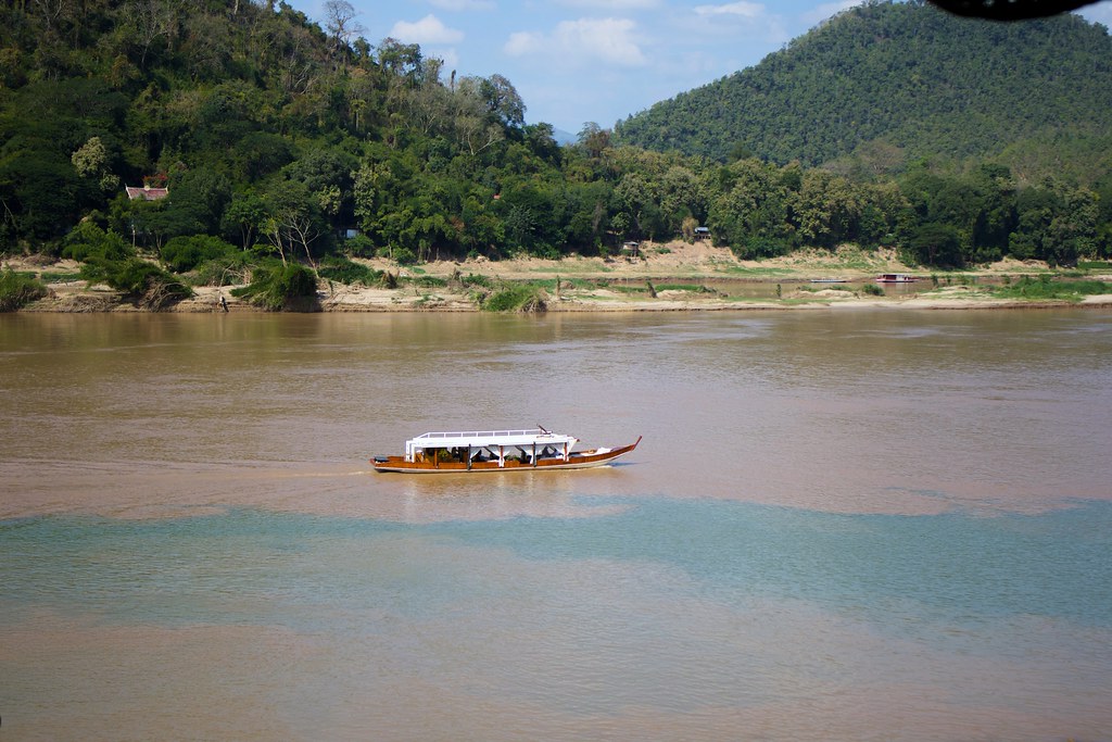 Paseo en barco en el Mekong