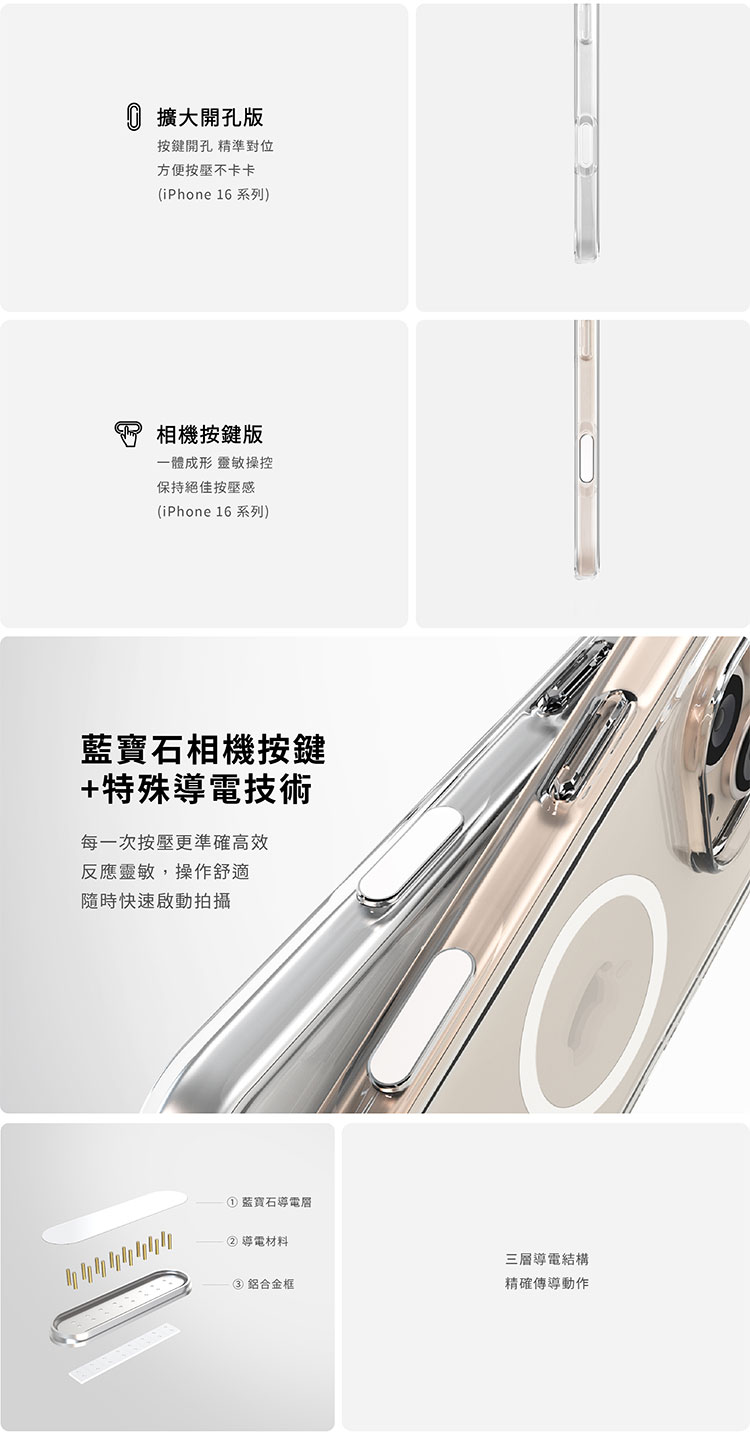 OVERDIGI PureMag iPhone 16/15/14/13/12 列 磁吸晶透抗黃防摔殼 - 手機配件 - 塑膠