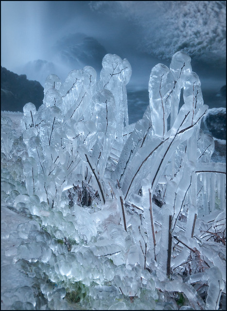 Latourell Falls Ice Sculpture Garden