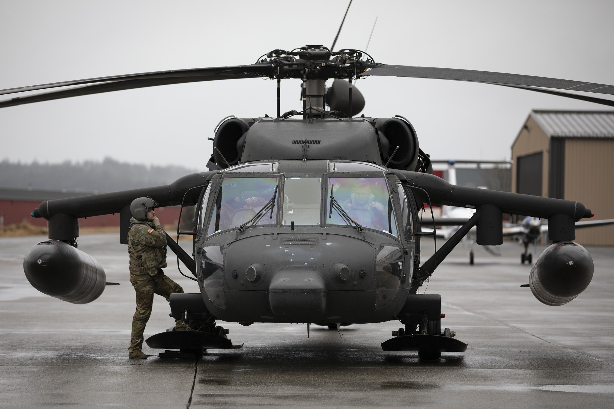 AKARNG infantry and aviators team up during winter FTX