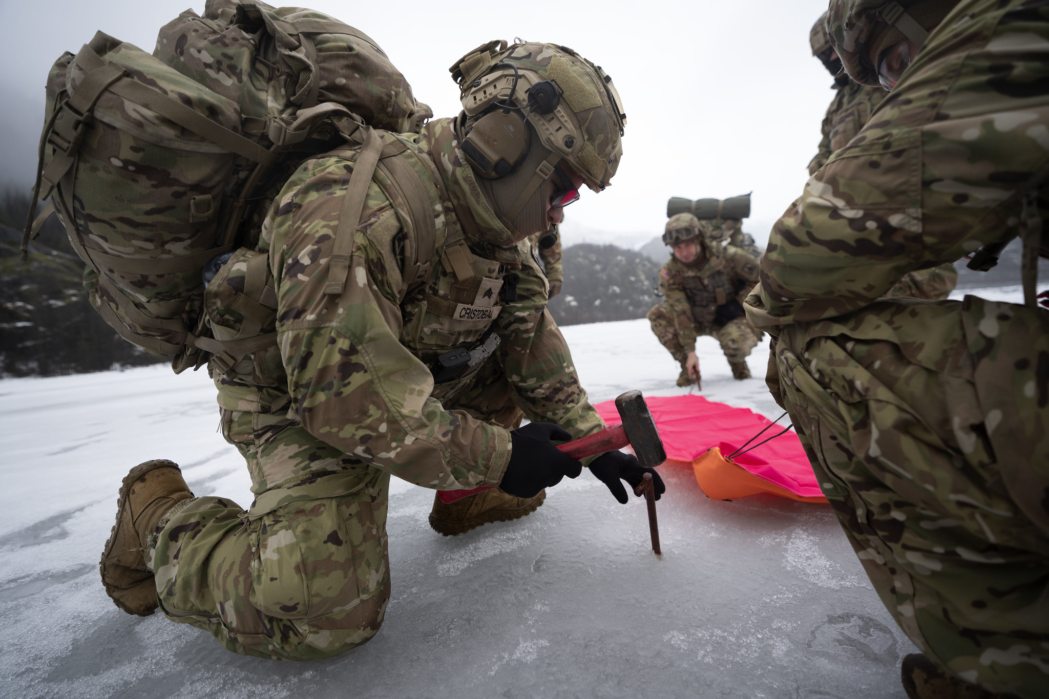 AKARNG infantry and aviators team up during winter FTX