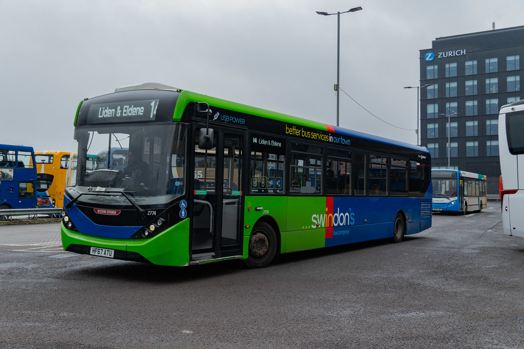 HF67 ATU (2774) | Seen departing Swindon Bus Station for the… | Flickr