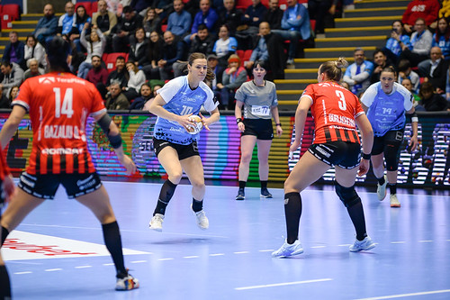 Bucuresti, Romania, 22.02.2025, Women handball game between  CSM Bucuresti vs CS Gloria 2018 BN  ( 32 - 23 ) - EHF Champions League Women 2024-25 Group Phase | by SportsMedia.ro