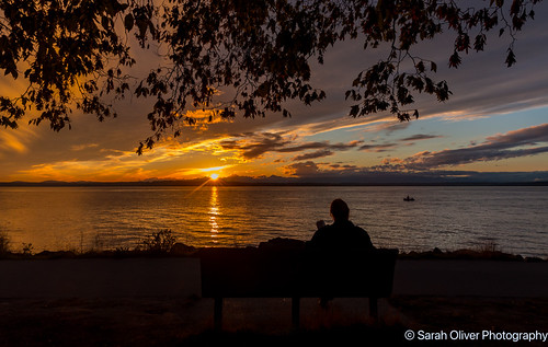A relaxing sunset.... by sarahOphoto, Golden Gardens Park, Ballard, Seattle, Washingtonsunset relaxing bench sitting watching ready beauti