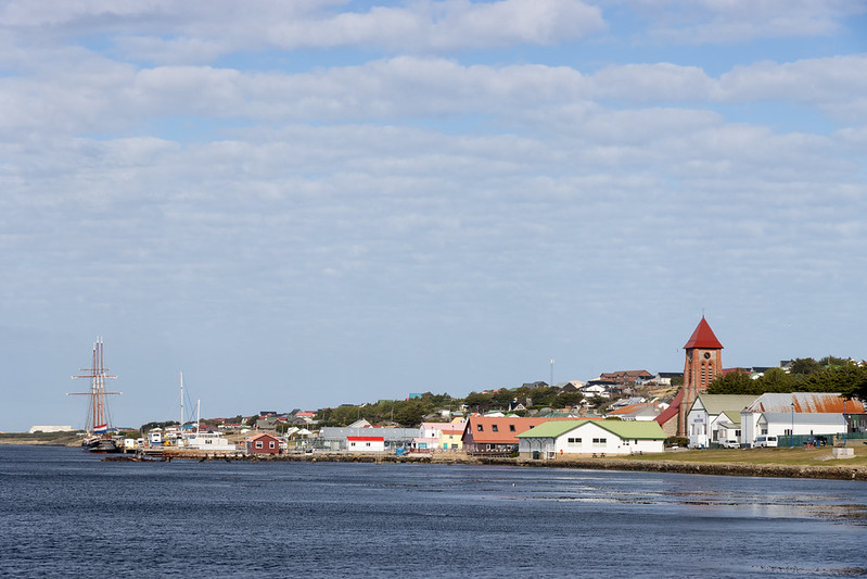 The main town of Stanley has about 3000 people