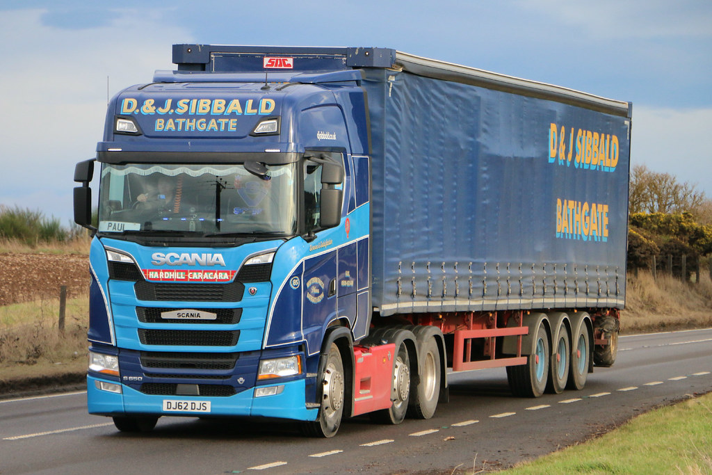 D.&J.Sibbald Bathgate Scania S650 DJ 62 DJS. | A96. | mervyn walker ...