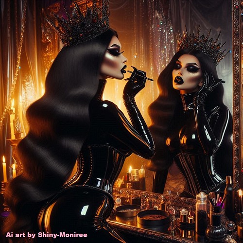 Latex queen Shimmerah - age 24 - The mirror of knowing | by Shiny-Moniree