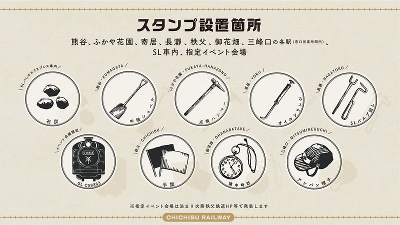 SLのおしごと大解剖スタンプラリー