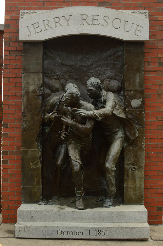 Jerry Rescue Jerry Rescue | A statue depicting folks rescuing Jerry who w… | Flickr