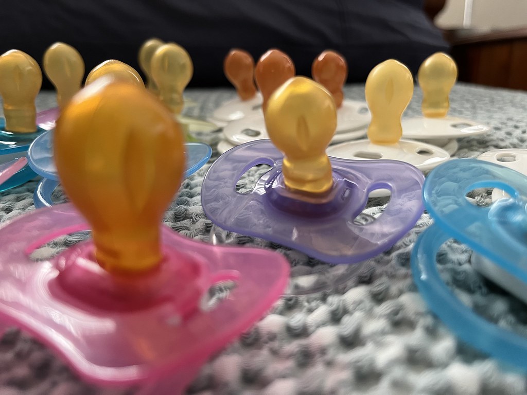 Vintage Happy Baby and Tommee Tippee pacifier collection | Flickr