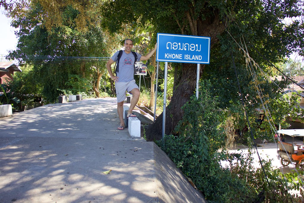 Entrada a Khone island en Laos Entrada a Khone island en Laos
