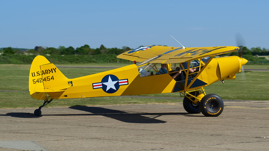 Army Spotter: Piper L-21B Super Cub | Painted in US Army mar… | Flickr