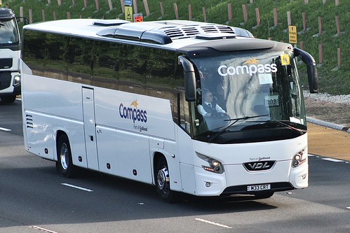 Compass Royston -Stockton M33CRT seen taking Middlesbrough supporters to their fixture against Coventry City which they lost 2-0. | by tulipdave