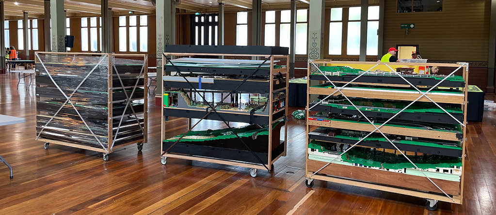 Layout4 Racks Most of the layout was transported in 5 of these racks. Th… | Flickr
