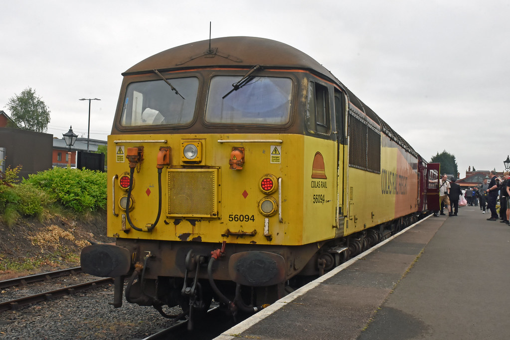 Kidderminster Grid | Colas owned Class 56, 56094 has just ar… | Flickr