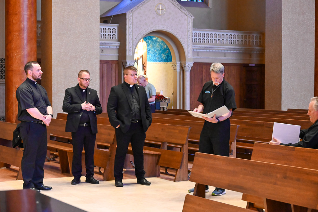 Diaconate Ordination Rehearsal - Mark Beukema, Drew Langton, Tyler ...