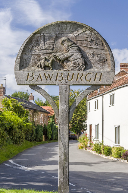 Bawburgh Village sign-009