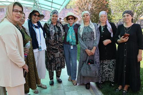 Groupe de femmes à Samarcande