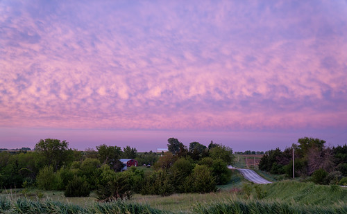 Stanton Iowa Rural Sunrise by Tony Webster, An Iowa sunrise near farmland in Stanton.iowa stanton rural sunrise unitedstates