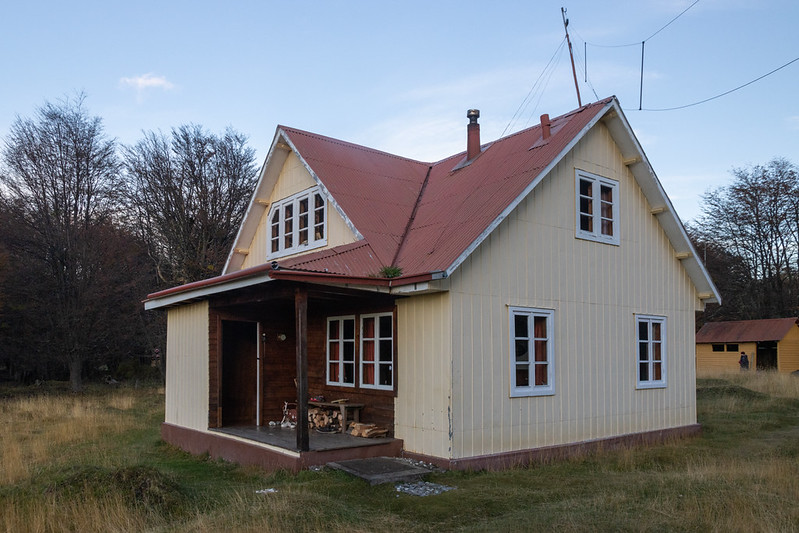 The house of German Genskowski. His family settled this region and he has been here creating his little estancia since the 80s. Not many people could do this.