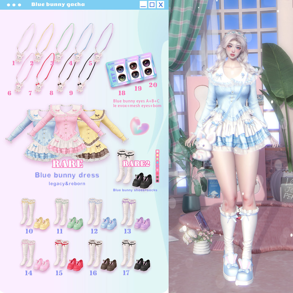 Blue bunny gacha×The Gacha Garden | MAOER | Flickr