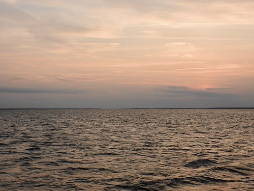 Deep Bay by pburka, Twilight in Deep Bay, off of the Pamlico River, near Swanquarter. We spent two nights here.nc northc