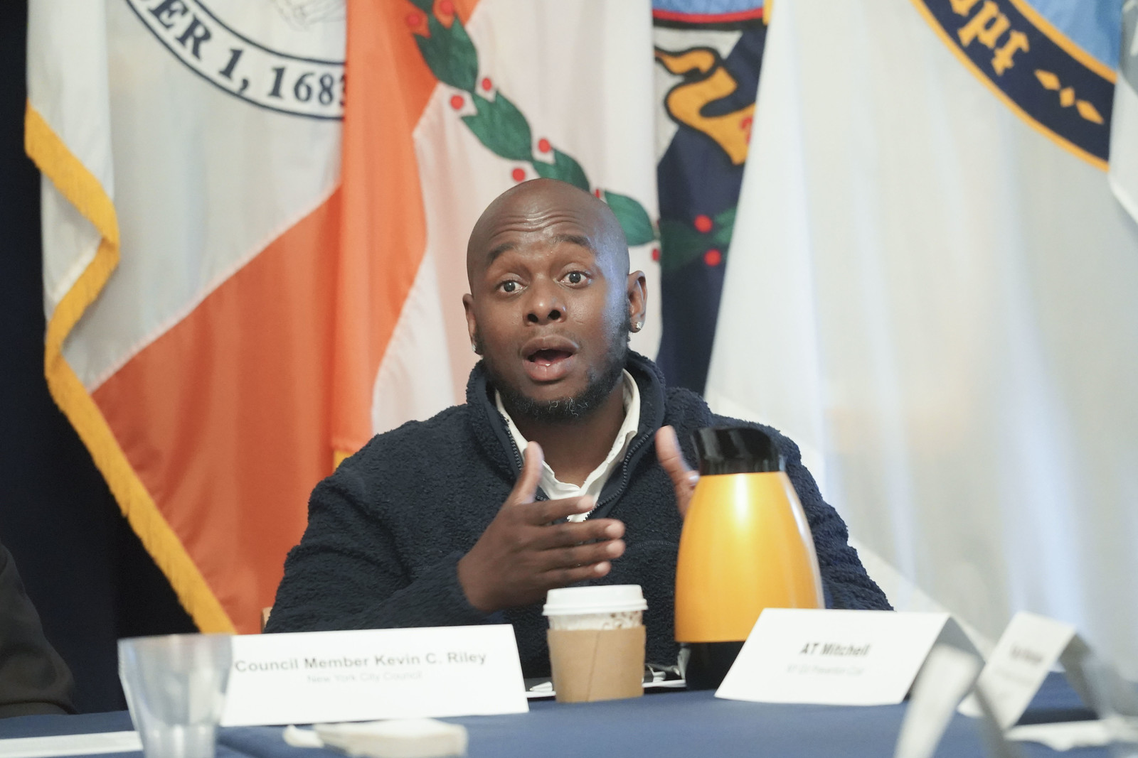 Council Member Riley Hosts Anti- Gun Violence Roundtable | Flickr