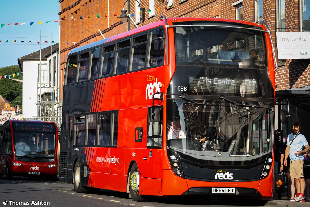 Salisbury Reds R1 Salisbury Reds 1638 HF66CFJ | Route R1 to Bemerton Heath | Flickr