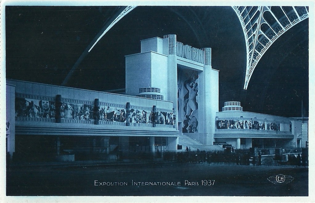 Photo Vintage Argentique Originale - Exposition Universelle Paris 1937 - Pavillon De La Norvège (Norge) - Format 7x11 Cm - Circa 1937