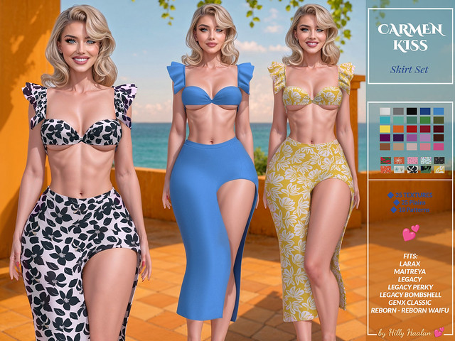 Hilly Haalan - Carmen Kiss Skirt Set