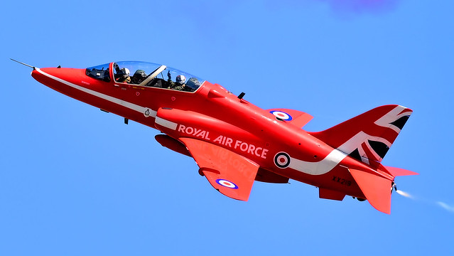 1980 Hawker Siddeley Hawk T1 XX219 RAF Red Arrows Royal Air Force Aerobatic Team