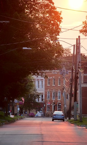 Waterville Sunset by paulbbrouillette, sunset nature town