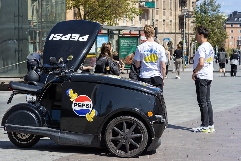 The Pepsi moped