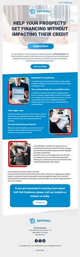 SOFTFULL - Non-Credit Impact Financing Solutions Email