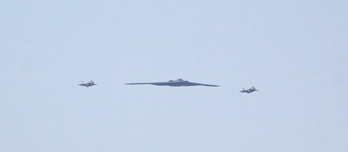 F-35 Lightning II and B-2 Spirit Stealth Bomber