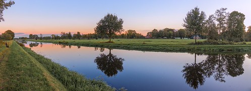 The start of blue hour by wim321, A panorama of five images.
Along the Loolee brook near Almelo.bluehour canonefs1755mmf28isusm canone