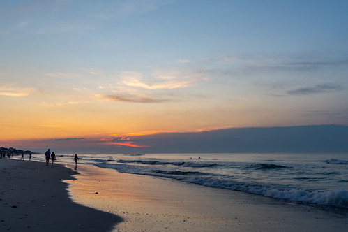 Clouds Obscuring the Rising Sun by Tom Ramsey, atlanticocean northcarolina pendercounty pentax surfcity topsailbeach topsailisland art life morning