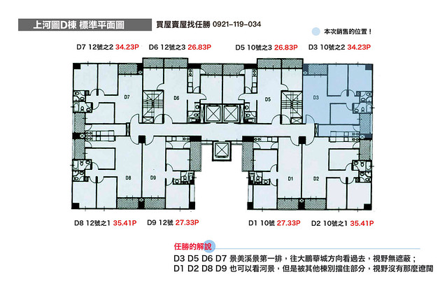 上河圖美妝河景2＋1房
