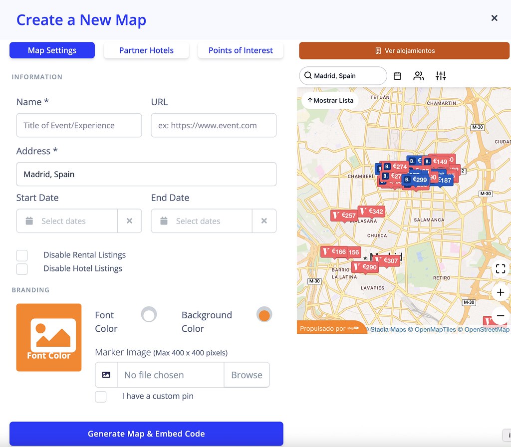 Mapa en Stay22 Mapa en Stay22