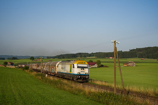 Flickr photo: Güterzug im Sonnenaufgang