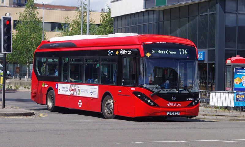First Bus London BE37093 LG72EDJ | BYD D8UR Alexander Dennis… | Flickr