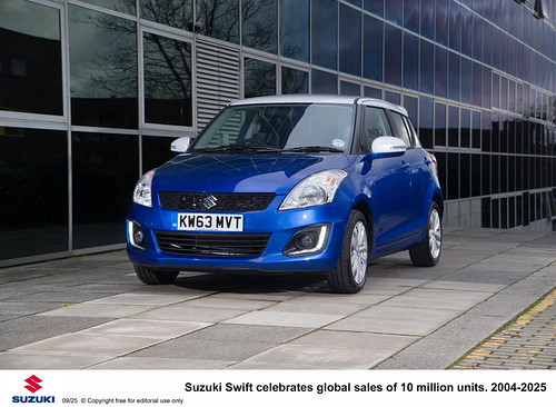 Suzuki Swift atinge os 10 milhões de unidades vendidas