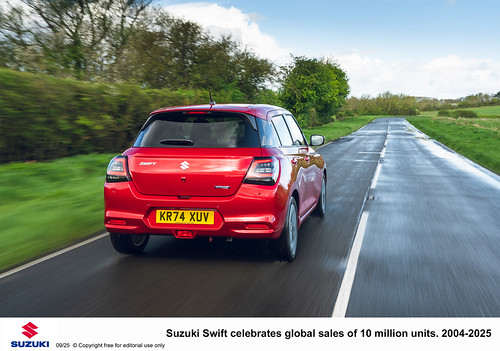 Suzuki Swift atinge os 10 milhões de unidades vendidas