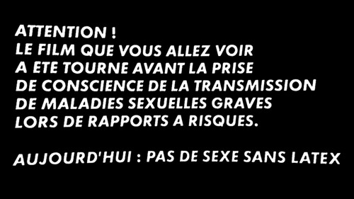 " WARNING ! THE MOVIE THAT YOU GONNA WATCH WAS SHOOTED BEFORE THE AWARENESS OF THE TRANSMISSION OF SERIOUS SEXUAL DISEASES SINCE THEN UNPROTECTED SEX. TODAY: NO SEX WITHOUT LATEX. " 2023/North of Fr/FUJIFILM X10