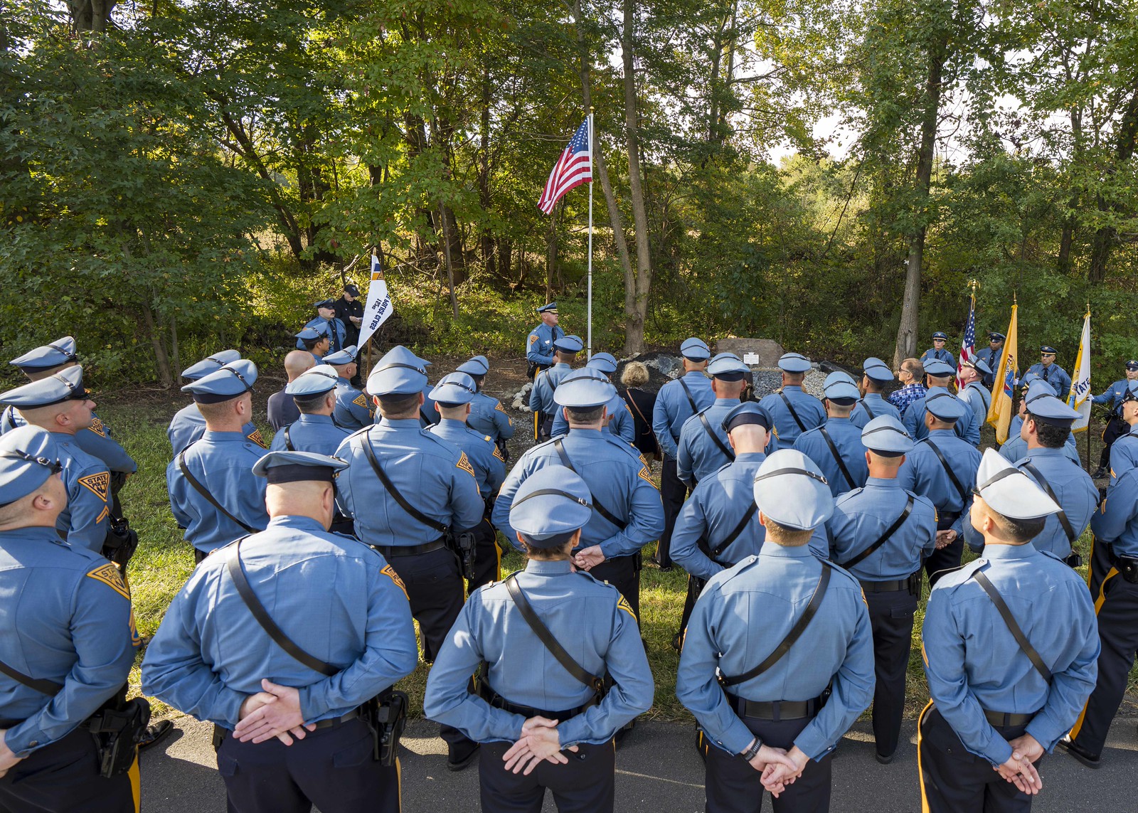 10.03.2025 Upper Freehold, NJ Trooper Anthony Raspa Memorial Ceremony ...
